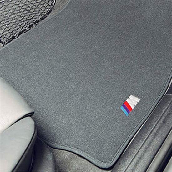 Shopbmwusa Com Bmw M Embroidered Floor Mats With Heel Pad